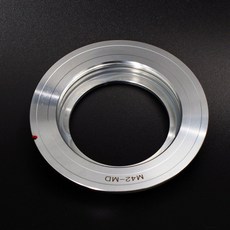M42 렌즈용 M42-MD 황동 어댑터-Minolta MD 마운트 SR MC X700 X500 X370 SLR 카메라, 한개옵션0, 1개