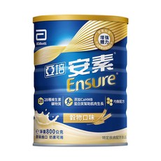 亞培 Abbott 安素優能基均衡營養配方(穀物口味) HMB升級配方 添加CaHMB 增強體力 優蛋白, 800g, 1個