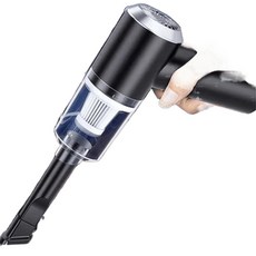 핸디형 무선 진공 청소기 차량용 미니 청소기, 검은색