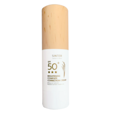 SINTER 晶米璀璨防曬CC霜 SPF50 隔離霜 保濕 提亮, 自然色, 1個, 30ml