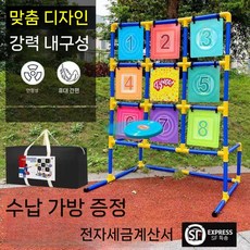 놀이 원반던지기게임 프리스비 부메랑 플라잉디스크 타겟, 강화 9각 프리스비 14개+토트백