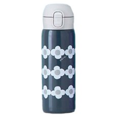 플룬 원터치 머그보틀 보온보냉 텀블러, 파스텔그레이, 1개, 480ml