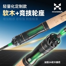 哈斯達路亞竿 超輕UL快調碳素魚竿, 細竿小餌遠拋 ,1.53米槍柄-UL硬度