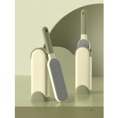 휴대용 정전기 의류 먼지제거 브러시 코트 겸용 반려동물 털제거 보풀제거기, 1개, 8_대형그린브러시+휴대용
