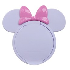 雪倫小舖 卡通便攜式濕紙巾蓋子 防塵保濕 嬰兒濕紙巾盒 濕紙巾蓋, 蝴蝶結米妮-F, 1個