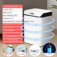 MEIISEO 화장실 덮개 휴지통 거실 인테리어 쓰레기통, 색깔3, 고급 충전