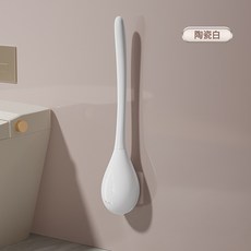 DIU 新款壁掛馬桶刷家用硅膠馬桶清潔刷長手柄衛生間馬桶清潔刷高級, 如圖