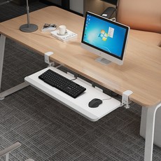 鍵盤托架 夾桌 免打孔 免安裝, 1個