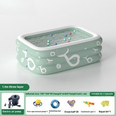 Inflatable swim ng pool wa home children for, 1 5Three Layers Luxu