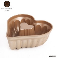 (烘焙廚房)Chefmade學廚WK9093大愛心心型不粘中空蛋糕模具烘焙造型奢華烤模愛心形蛋糕西點烘培模具wk9093, 1個