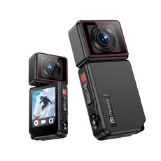 米覓mimax 5K運動相機 防手震 180度旋轉鏡頭 Type-C快充, 黑色, G300
