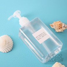 욕실 사각 디스펜서 용기 280ml 빠른배송 욕실소품 세탁용기 세면용기