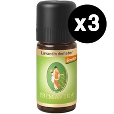 프리마베라 라반딘 데메테르 에센셜 아로마 감정 오일 유기농 테라피 잠잘오는향 10ml x 3개, 1개