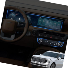 디올뉴 팰리세이드 LX3 공조기 필름, 공조기1p_지문방지