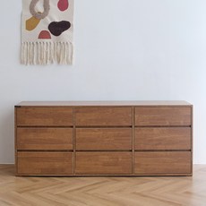 리드로퍼니처 마레 친환경 서랍장 E0등급 5size 2colors, 월넛