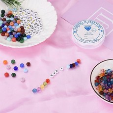 탄성 우레탄 줄 비즈 공예 반지 팔찌 만들기 부자재, 1개, 2우레탄줄-0.5mm