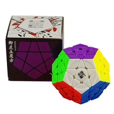 Yongjun Yuhu V2M Megaminx 자기 퍼즐 특수 모양 Cube YJ 매직 큐브 경쟁을위한 장난감, 01 Stickerless
