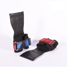 LEXPORTS健身助力帶，加厚護墊防滑舉重護腕，硬舉划船訓練輔助, 皮革重訓拉力帶顏色隨機, 1個