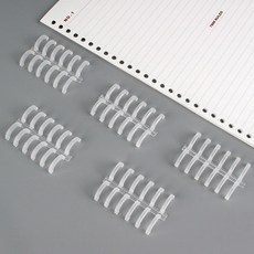 루즈링 6공 투명 스프링 제본 바인더링