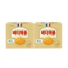 크라운제과 이즈니 버터와플, 2개, 316g