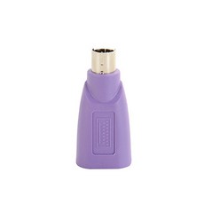 보라색 및 녹색 변환기 키보드 마우스 PS2 에서 USB 어댑터 액세서리, 1개