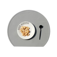 10개 실리콘 테이블 매트 내열성 미끄럼 선물용 가능 세척 내구성 방지 다채로운 식사용 주방, 1pcs 33x38cm, RS light g y