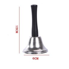 크리스마스 핸드벨 산타클로스 징글 벨 학교 레스토랑 콜 서비스 장식 골드 실버, 2. silver, 1개