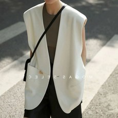 글로아픽 여성 여름 정장조끼 루즈핏