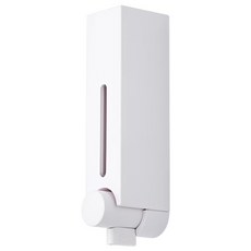 生活采家 單孔手壓式給皂機, 250ml, 台灣製, 經典白, 1個