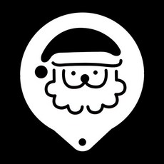 스테인레스 베이킹 스텐실도안 산타 CGSS03, 상세페이지 참조