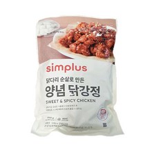 심플러스 양념 닭강정, 1개, 800g