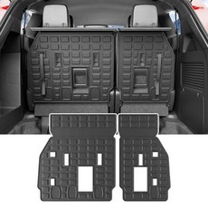 Xipoqix 7&8 시트 카고 매트 21-26 토요타 시에나 트렁크 라이너 백 프로텍터 리필용 2021-2026 액세서리 129543, Compatible with Toyota Sienna