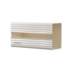 UFORU 壁掛紙巾盒, 免打孔壁掛紙巾盒-奶油白