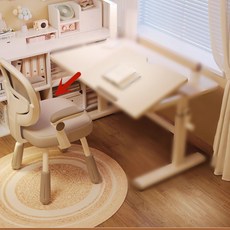 방방 학습 책상 의자 세트 높이조절 가정용 학생용 소형, 4x8 의자