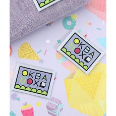 패션스타트 OK 오케이박스 라벤더 면라벨 2개입, 멀티, 1개