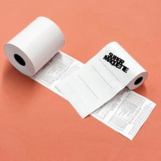수퍼마케트 한솔 포스용지 무선 단말기 카드 전표 영수증 포스 포스기 감열지, 12개