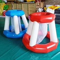 체육대회 에어벌룬 보드게임 행사 에어바운서 야유회 샴페인색 야외 대형 워크샵 에어사다리 수집품 레크레이션, 1개, 1.2m 농구 골대