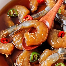 백년본가 간편 순살 깐 수제 비법 간장 새우장, 500g, 3개