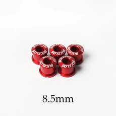 자전거 체인링 BUCKLOS-4 개 5 체인 링 볼트 6.5mm 8.5mm 자전거 휠 나사 알루미늄 합금 플레이트 싱글/더블 크랭크 세트 체인링, 11 5PC 8.5mm-Red