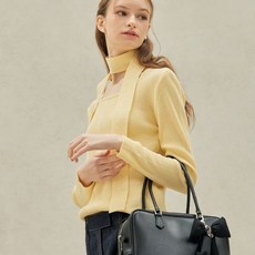 리안뉴욕리브드 타이 스퀘어넥 니트 558250