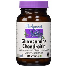 Bluebonnet 葡萄糖胺軟骨素素食膠囊, 1個, 60 件