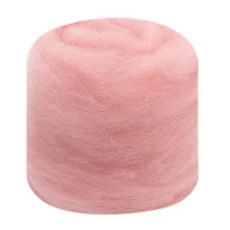 JY手作飾品屋 羊毛氈材料包 長纖維70S羊毛條 DIY手作材料, 15淺水粉【10g/每包】, 1個