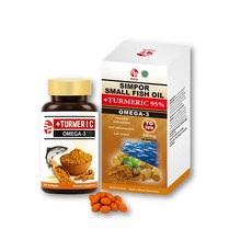 聖保爾 小魚魚油+薑黃純萃 95% 軟膠囊 400mg 90粒, 1個, 90顆