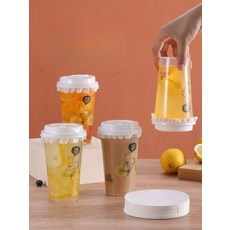 카페 커피 방수 방지 일회용 컵 밀봉 필름 포장 매트, 11.5cm 레이스 가장자리 500장, 1개입, 1g, 1개