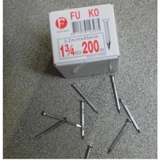 鋼釘 鋼丁 水泥釘 1*3/4/ 200支/盒, 1個