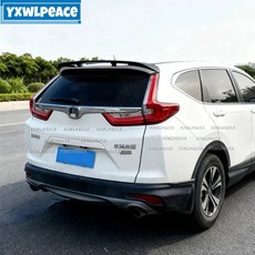 혼다 CRV 루프 스포일러 17-21 ABS 프라이머 색상 리어 트렁크 립 윙 호환, 카본 룩