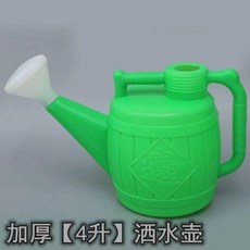 家用加厚大容量噴壺 澆菜澆花鐵皮灑水壺, 1個, 4升塑料款