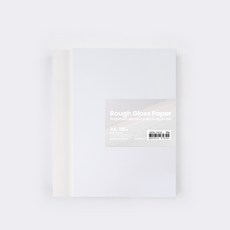 PaperPhant 하이퀄리티 용지 도톰한 2컬러 러프그로스지(Rough Gloss paper), 130g A4 125매