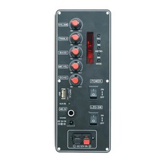 고음 및 저음 조정 손잡이가있는 MP3 디코딩 보드 MP3/WMA/WAV/Flac/Ape 오디오 수신기 모듈 간편한 작동, 검은색, A11
