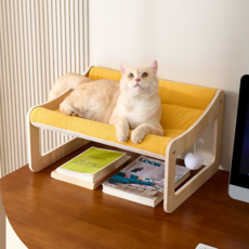 레이지플래닛 강아지 고양이 데스크용 해먹 침대, 1개, 쿠션형